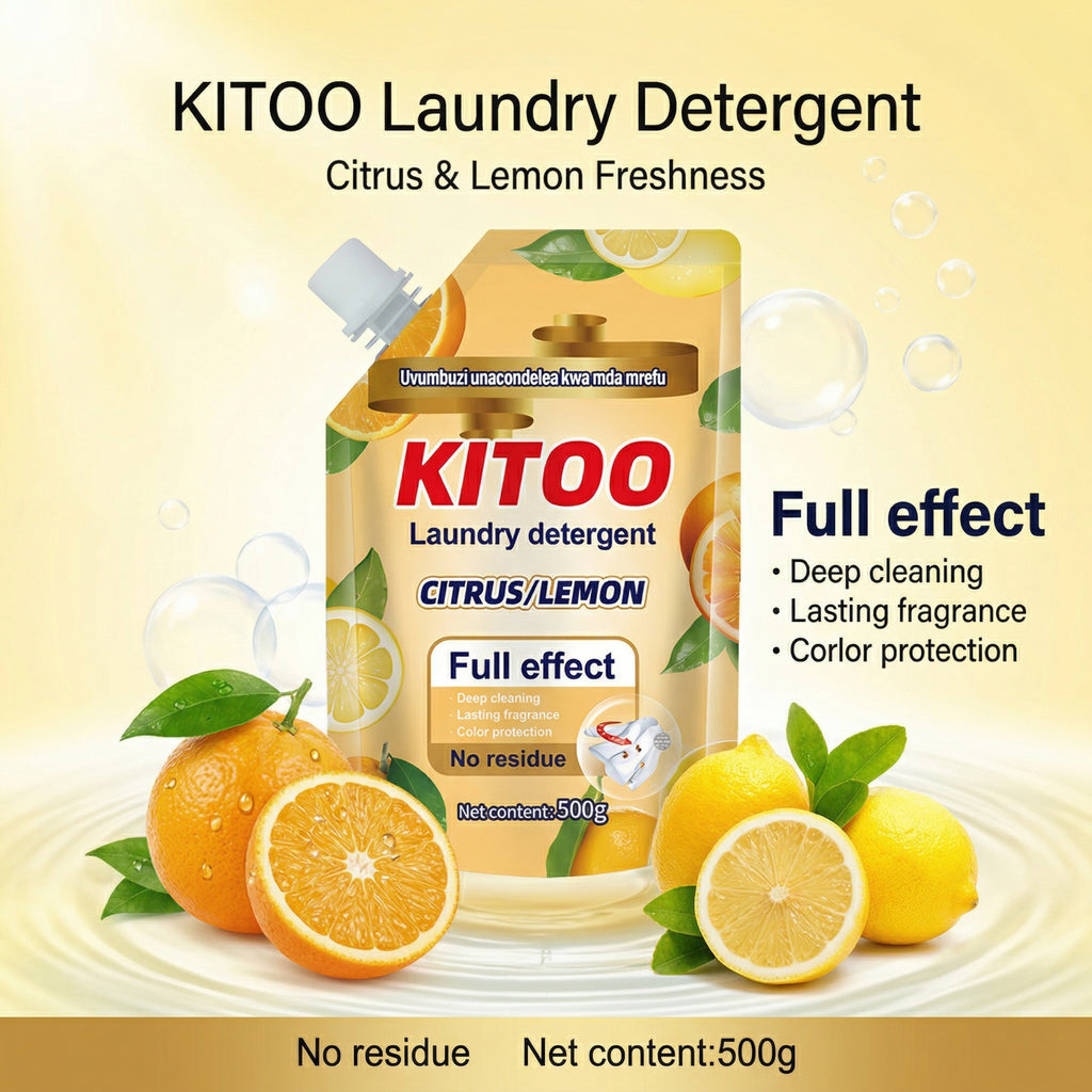 Kitoo Lemon Fresh Laundry Detergent