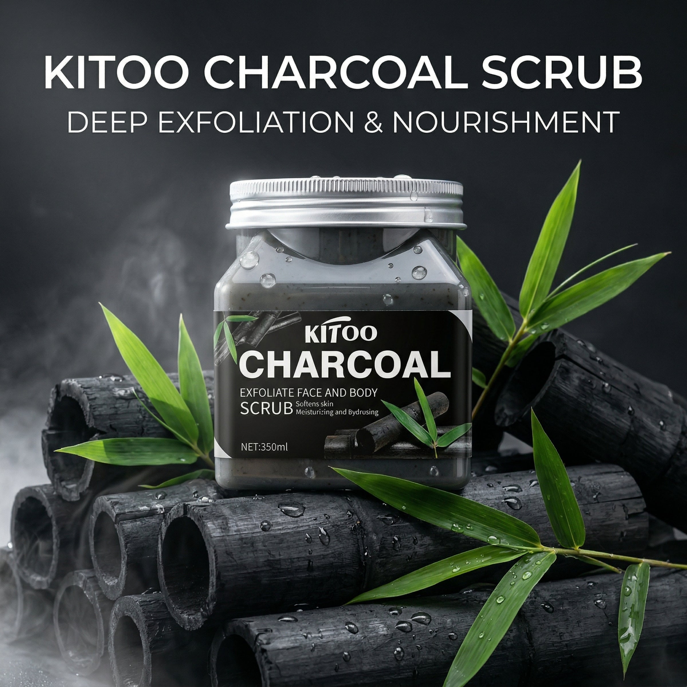 Bamboo Charcoal Body Scrub