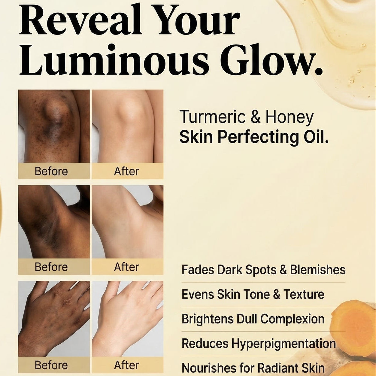 Turmeric & Honey Body Oil