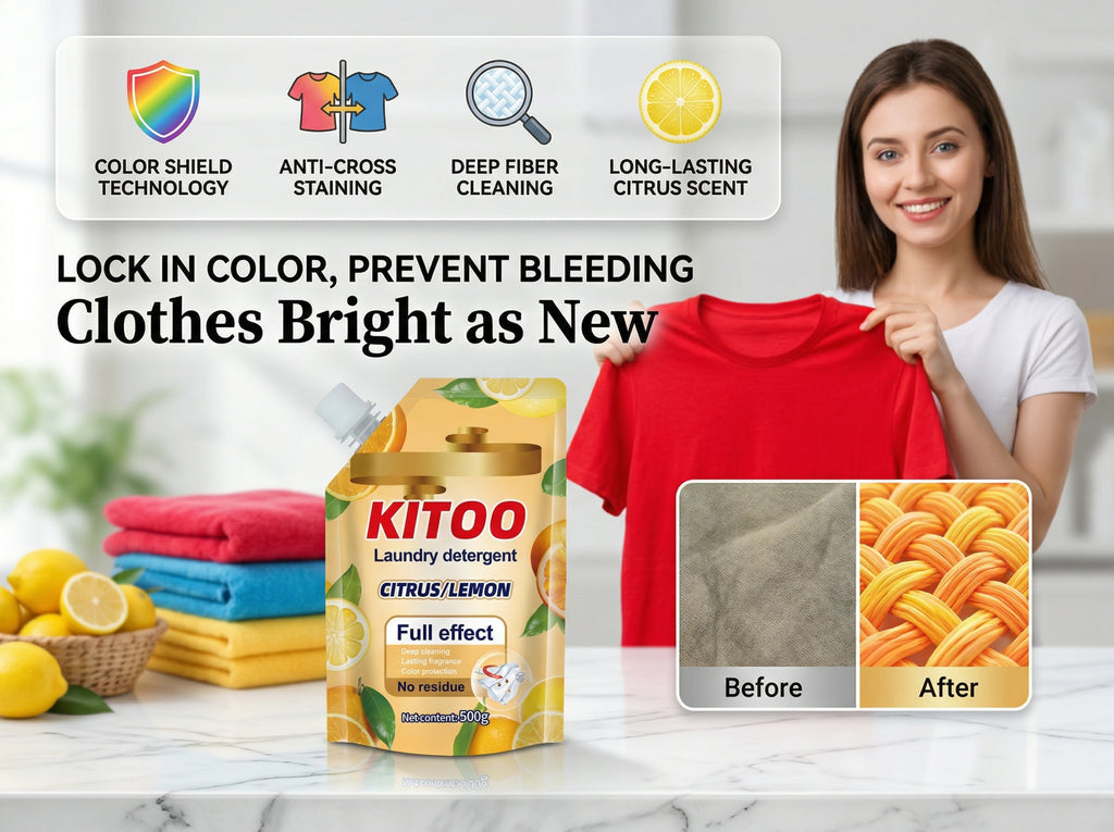 Kitoo Lemon Fresh Laundry Detergent