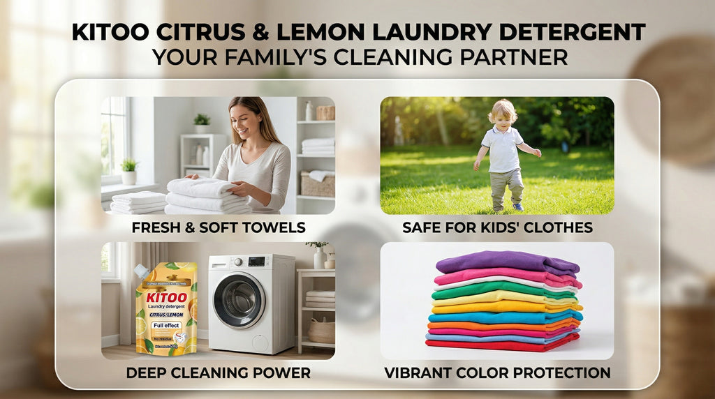 Kitoo Lemon Fresh Laundry Detergent