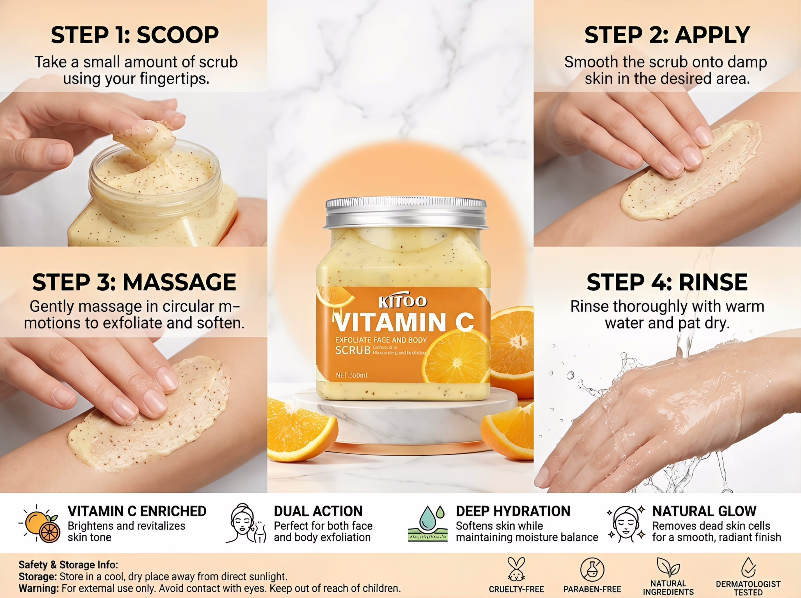 Vitamin C Facial Scrub