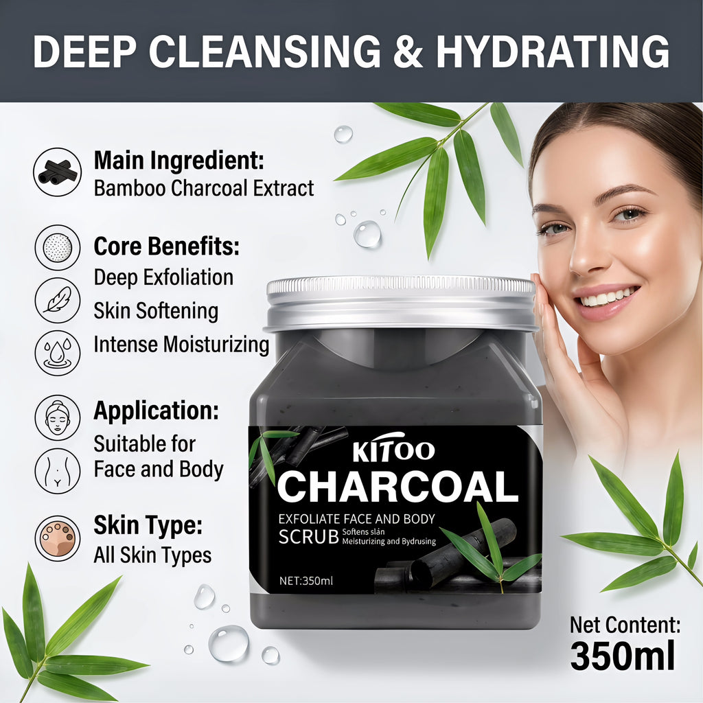 Bamboo Charcoal Body Scrub