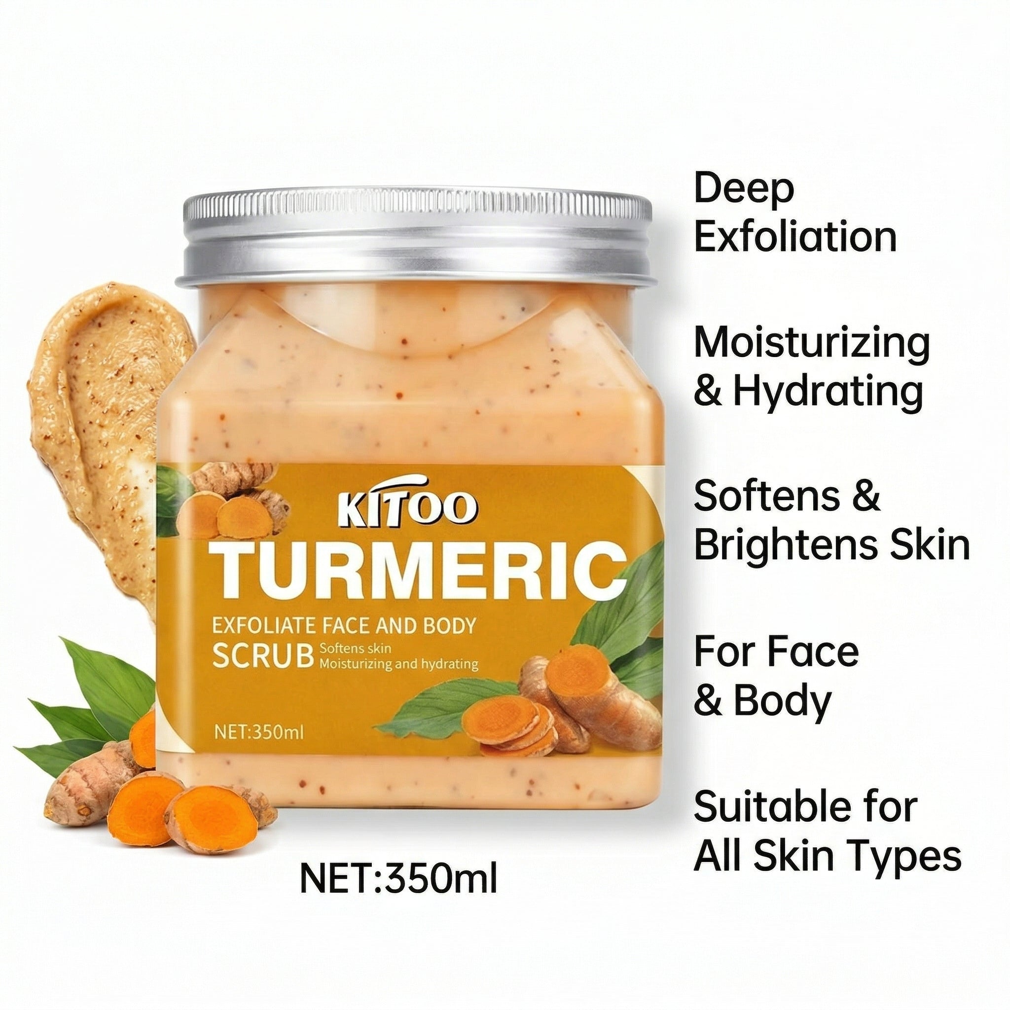 Turmeric Face & Body Scrub