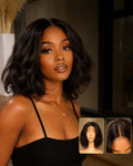 Human Hair Blend Body Wave Full Wig – Natural Look, Soft & Lightweight – 8", 10", 16" Inches